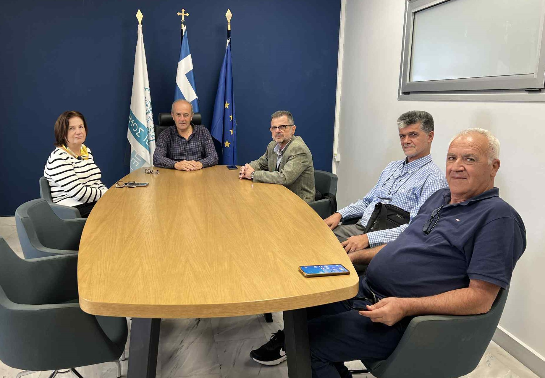 ΔΕΛΤΙΟ ΤΥΠΟΥ - ΣΥΝΑΝΤΗΣΗ ΔΗΜΑΡΧΟΥ ΙΕΡΑΠΕΤΡΑΣ ΜΕ ΤΟΝ ΔΙΕΥΘΥΝΤΗ ΕΛΓΑ ΚΡΗΤΗΣ